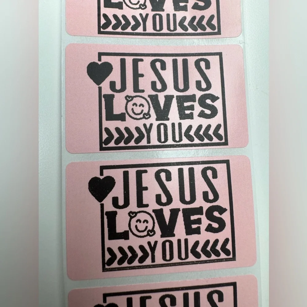 Jesus loves you sticker for small business sticker 2" thankyou Stickers labels - Picture 5 of 10